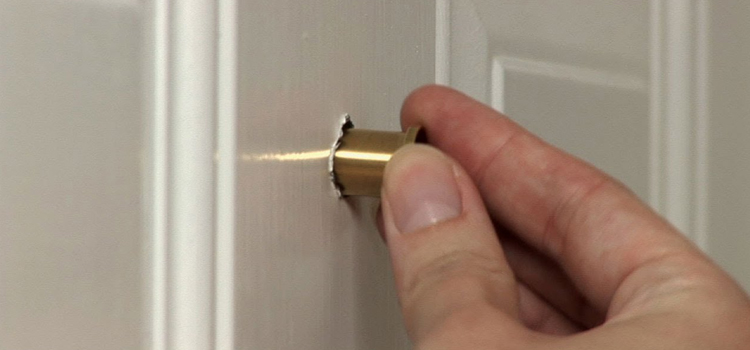 peephole door repair in Foster City